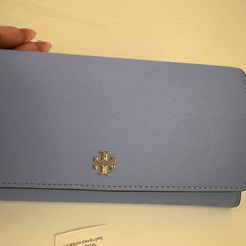 Tory Burch Blue Wallet